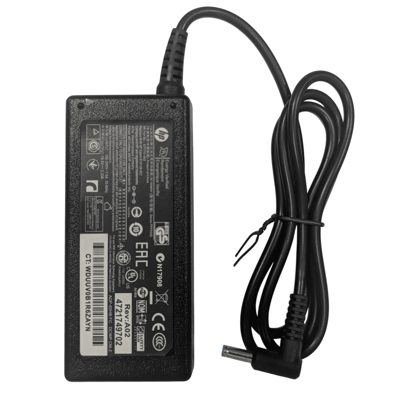 HP Charging Adapter – Bluepin (Small Pin) Image 3