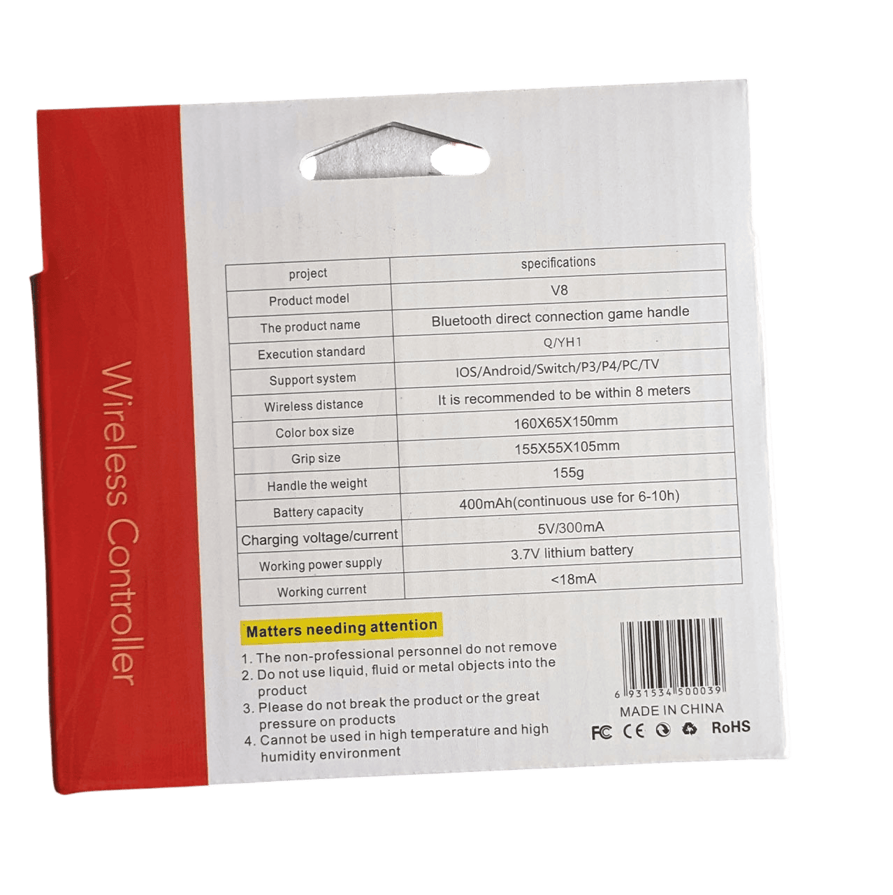 V8 Gamepad Phone Gamepad Image 4